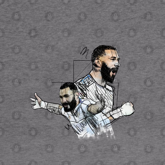 Karim Benzema on Sketch Art by pentaShop